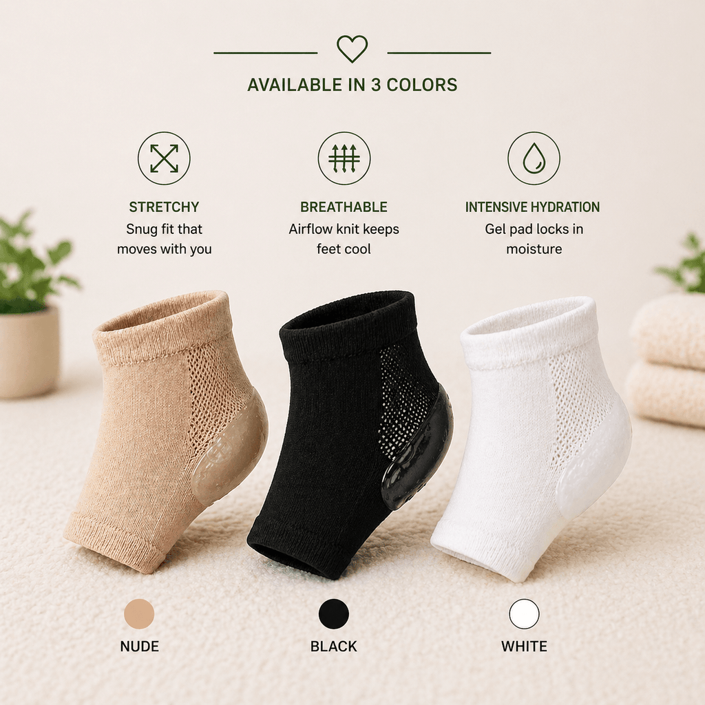 Moisture-Lock Gel Socks